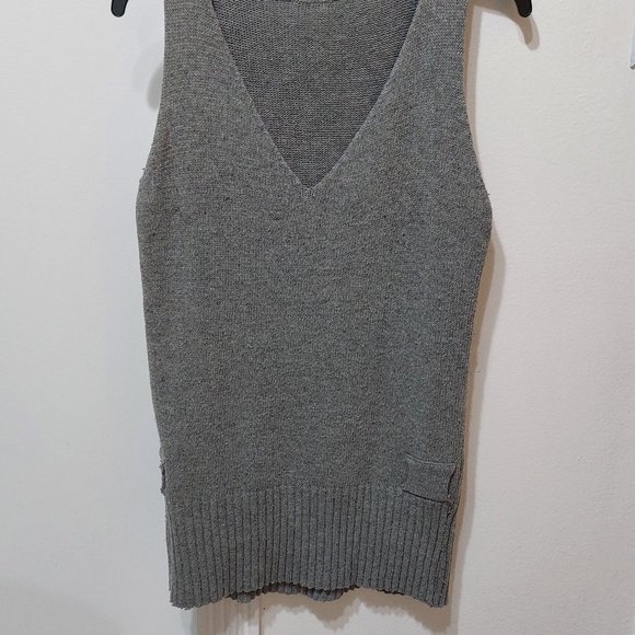 Women’s Sleeveless Sweater Vest Gray - Picture 1 of 7